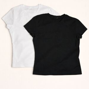 Uniqlo  Short Sleeve Tee Duo - Black & White